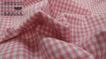 Rosa Vichystoff Baumwolle Karo 5mm Stoff Meterware Stoffe