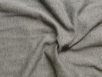 mausgraumelange Cotton Melange Sweatshirt Stoff Meterware Stoffe