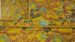 gold Blumen Baumwollstoff Stoff Meterware Stoffe
