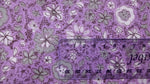 Flieder Original Patchwork Baumwolldruck Stoff Blumenmotiv