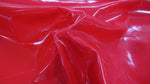 Rot 280g~qm Lack-Stoff Lackleder schwer flexibel stabil Stoff