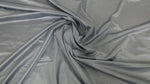 Grau superstretch Lycrastoff bi-elastisch Sportmode Stoff Stoffe